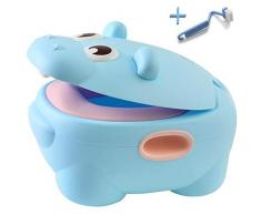 HIPPOTTY Pot pour bébé, toilette enfant pour lapprentissage de la propreté, vert menthe