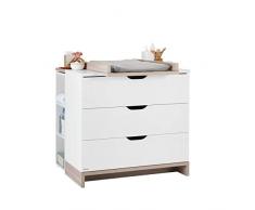 GALIPETTE Lilo Commode 3 tiroirs avec plan a langer