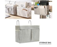 Organisateur de lit, sac de rangement pour sac de rangement suspendu, poche pour lit superposé et lits dhôpital, dortoirs, rails de lit, lit bébé, chariot pour bébé, dossier de voiture