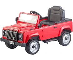 Playtastic Voiture à pédales pour Enfant Land Rover - Rouge