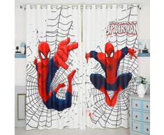 llkjd Anime Spiderman Enfants Chambre Parasol Rideau Isolation Tissu Fond Tissu @ W66 * L72