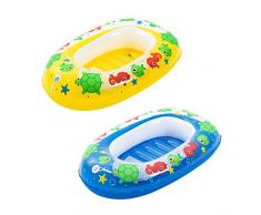 Bestway 34037 Bateau pneumatique enfant 102 x 69 cm 2 couleurs assorties