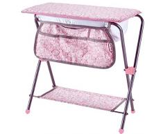 Käthe Kruse 0179346 Table à Langer avec Baignoire Rose
