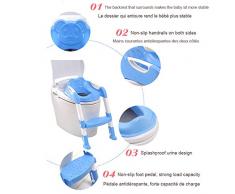 Da. Wa Siège/pot pour bébé avec échelle enfants siège de toilette wc pour enfant chaise Pot Bébé pliante