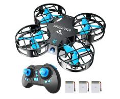 SNAPTAIN H823H Mini Drone Enfant 21 Mins Autonomie 3 Batteries Avion Hélicoptère,Mode sans Tête, Maintien daltitude, Opération à Un Bouton, 360°Flips pour Les Débutants et Les Enfants