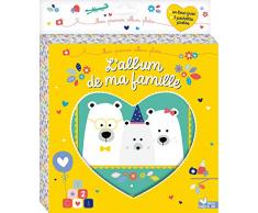 Lalbum de ma famille - livre tissu avec pochettes photo