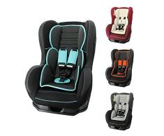 Nania - Siège auto enfant COSMO groupe 1 (9-18kg) avec housse confort, réducteurs nouveau-né et protection latérale - fabrication française (bleu)