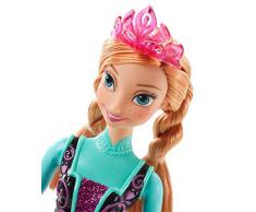 La Reine des Neiges - Cfb81 - Poupée Mannequin - Princesse Anna Paillettes - Frozen