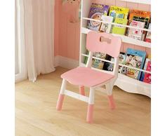 Étude pour enfants bureau table unique enfants et des chaises, bois hauteur réglable, bébé manger, jeux, tables à dessin, aucun outil for installer Siège denfant ( Color : Pink , Size : 1 chair )