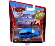 Disney Pixar Cars 2 Alex Vandel # 45 - Voiture Miniature Echelle 1:55