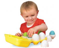 TOMY- Toomies PIOU Surprise E1581 Trieur de Formes et Couleurs, Déveil et Musical, Jeu Éducatif Multicolore, Jouet Premier Âge pour Bébé, 6 Mois à 3 ans