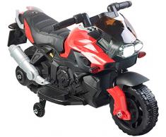 Playtastic Moto électrique pour Enfant avec stabilisateurs et Effets sonores EKM-70