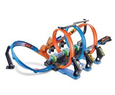 Hot Wheels Looping Infernal, coffret de jeu pour petites voitures avec circuit et pistes, Jouet pour enfant, FTB65