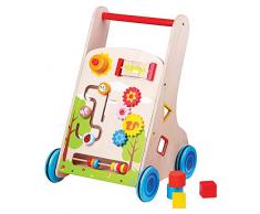 Lelin Toys - 31302 - Véhicule Pour Enfant - Chariot À Pousser Multi-Activités 7 En 1