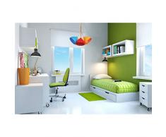 Suspension de style moderne pour enfants avec plafonnier en acryl multicolore, pour chambre d'enfant 5 ampoules Ø60cm non-incl. E27 5x40W 230V