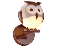 purelu metm Enfant Hibou lampe murale LED murale lumineuse, colorée