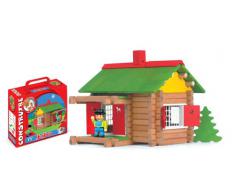JeuJura - Jouet en bois - Maison Forestière - 100 Pièces