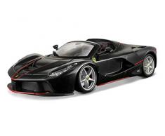 BBurago Maisto France - 26022B - Véhicule miniature - Ferrari Aperta - Échelle 1/24 - Couleur noire