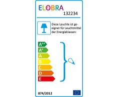 Elobra enfants lampe plafonnier suspension Ã©lÃ©phant, chambre denfant, bois, vert tilleul, A + +