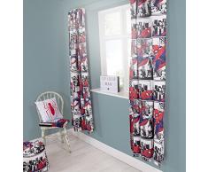 Disney Spiderman DUSMPS54001UK Rideaux, Red, 54-inch