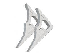 Schellenberg 66360 Bloque-porte/fenêtre 2 fois Blanc