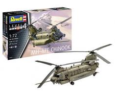 Revell 03876 Maquette dhélicoptère à Construire MH-47 Chinook, échelle 1/72, Gris