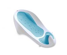 Kerael Transat de Bain pour Bébé 0 à 6 Mois Blanc/Turquoise