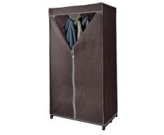 Domopak Living 8001410070951 Armoire Classic en TNT, Acier/Polypropylène, Marron, 50 x 75 x 145 cm