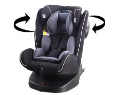 Siege Auto Unitedbaby I-Turn PIVOTANT ISOFIX de 0 à 10 ans, Gr 0+ 1 2 3 (0 à 36 KG)