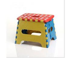 FLOX Stabilisez Les escabeaux pliants portatifs Superbes Tabouret détape forts pour des Adultes et des Enfants Tabouret Se Pliant Non-Glissant en Plastique léger idéal pour la Cuisine Jardin