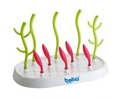 Manyo Égouttoir Biberons Pliable, Égouttoir Biberon Arbre- ABS- 12,48x 7,87x 1,18, Porte-Bouteille Sèche Biberons Détachable