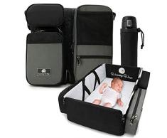 Sac à langer portable multifonction :Sac de voyage, parc pour bébé et rangement pliable couffin