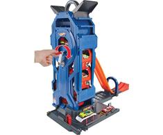 Hot Wheels City Mega Garage, coffret de jeu pour petites voitures avec circuit et pistes, Jouet pour enfant, FTB68
