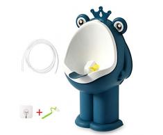 BABYUSD Pot Facile et sécuritaire for Enfants Bébé garçon de pisse Debout Toilette Murale Toilette au trésor for Homme Toilette for Enfant Urinoir (Color : Bleu)