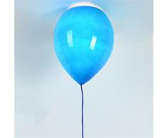 Modernes lustres en style simple,vacances Plafonnier,Colorful ballon Lampe de plafond,chambre d'enfant,1 X E27, Ø 25 cm,6 Couleur (Jaune, blanc, orange, rouge et,vert,bleu)