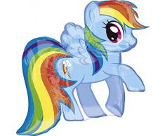 amscan My Little Pony Birthday Party Dash Supershape Foil Balloon by My Little Pony