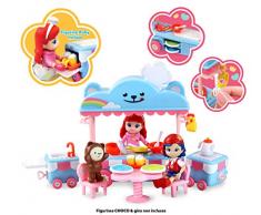 Rainbow Ruby - Licence Mini Univers - Cuisine Mobile - Set de Jeu Complet avec Cuisine Mobile Equipée - Jouet avec accessoires et figurine Ruby Inclus