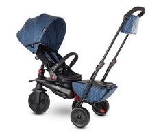 SMARTRIKE 7 Tricycle Évolutif Pliant, Bleu