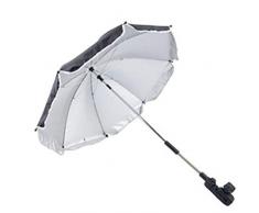 vap26 Parasol Enfants Landau ombrelle Parasol réglable Accessoires de Poussette pour bébé Protection de la canopée Universelle protège-Pluie Portable Solide Anti-UV pour Poussette (Bleu Ciel)(Noir)