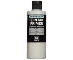 Vallejo - Apprêt pour maquette - 200 ml - Polyuréthane - Coloré gris