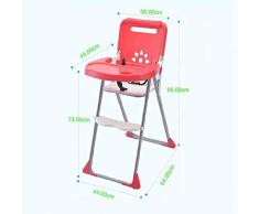 Axiba Chaise haute multifonctionnelle chaise pliante bébé pour enfants manger siège