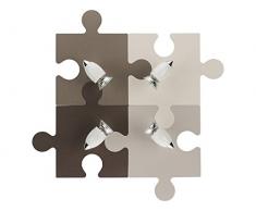 Nowodvorski Applique puzzle pour enfant (4GU10). Réf. 6382, marron