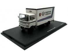 Schuco - SCHU03520 - Véhicule Miniature - Mercedes Benz LP 608 Camion atelier - Martini Racing - Edition limitée 1500 pièces - Echelle 1 / 43