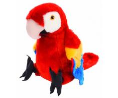 Wild Republic Republic-12249 Peluche Ara Rouge Cuddlekins, Jouets, 30cm, 12249