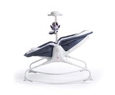 Tiny Love Rocker Napper Evolution, Transat Bebe 3 en 1 Balancelle et Berceau, De la naissance à 9 kg, Blue Jean