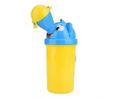 Urinoir Enfant Garçon Fille Portable Bébé Enfant Toilettes dUrgence pour Camping Voyage Apprentissage pour Uriner(Yellow)