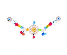 Heimess Soleil Chaîne de Poussette avec Hochet Multicolore