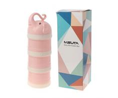 Yanhonin Boîte Doseuse De Lait Empilable, Doseur De Lait Bébé 3 Compartiments, PP