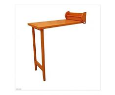 Table pliable Tables dappoint en bois massif Table pliante Table à manger convertible dapprentissage Ecritoire Pliable bureau denfant Table dappoint Table basse (Couleur: Blanc) (Color : Orange)