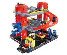 Maissine Parking Garage Jouet - Parking à 3 Niveaux avec 6 Voitures - Garage Voiture Enfant pour Garçons et Filles